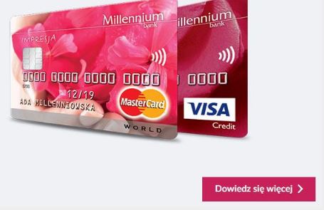 Millennium karta kredytowa ze zwrotem 5%