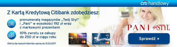 Citibank Twój Styl i Pani z kartą kredytową