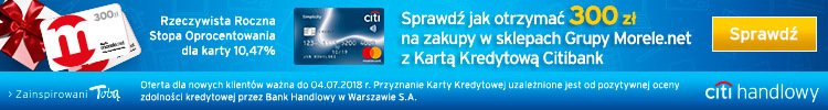 Citibank karta kredytowa i voucher 400 zł do morele.net