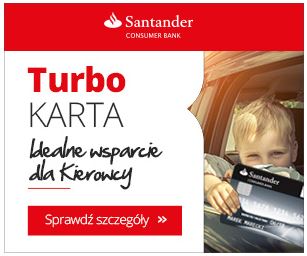 Santander - TurboKARTA 3% zwrotu na stacjach paliw