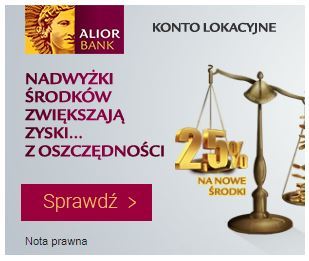 Konto lokacyjne Alior Bank
