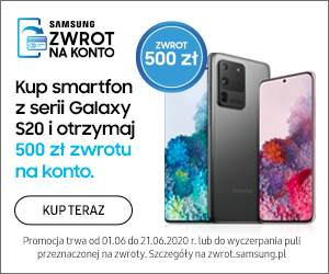 Samsung Galaxy ze zwrotem 500 zł na konto