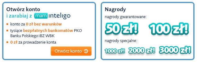 Inteligo program poleceń premia 100 zł