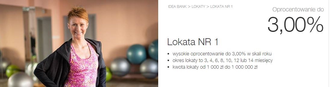 Idea Bank Lokata NR 1