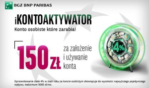 150 zł od BGŻ BNP Paribas