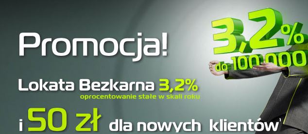 BGŻOptima 50 zł premii Lokata Bezkarna