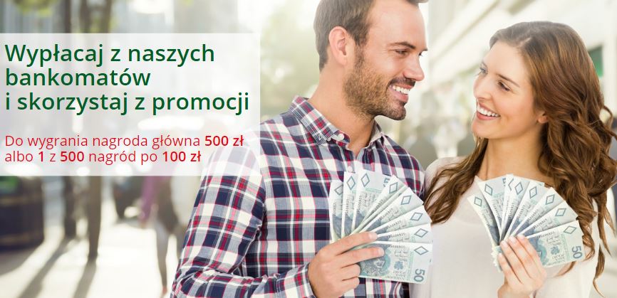 100 zł za wypłaty z bankomatów