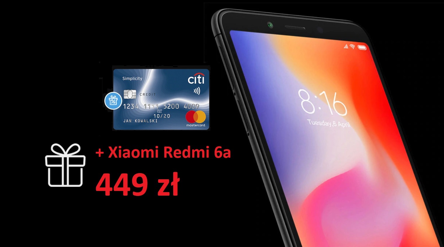 Citi smartfon Xiaomi Redmi 6a
