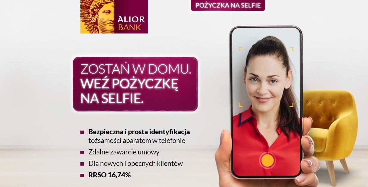 Alior Bank pożyczka na Selfie