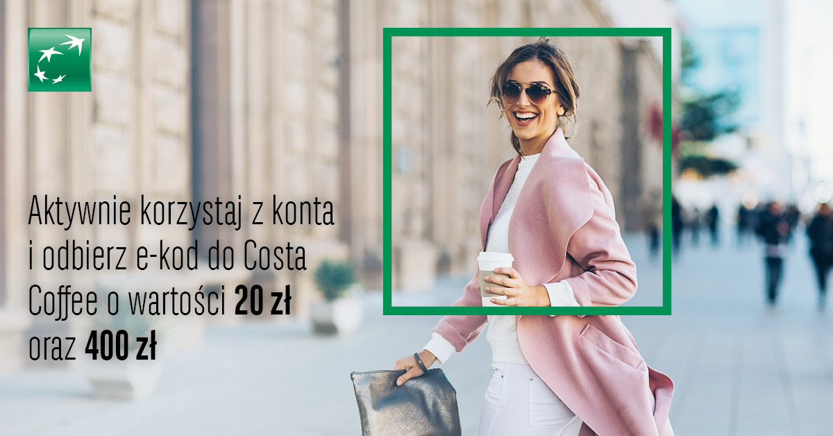 Konto Otwarte na Ciebie BNP Paribas promocja Kawa z Premią