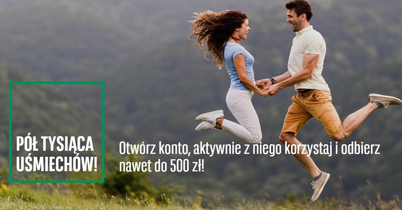 BNP Paribas Moja i Twoja okazja do 500 zł za konto