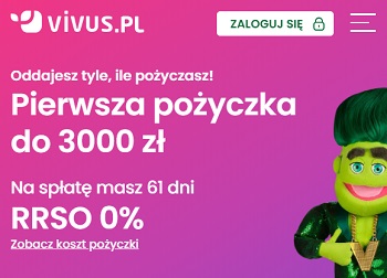 Pierwsza pożyczka Vivus