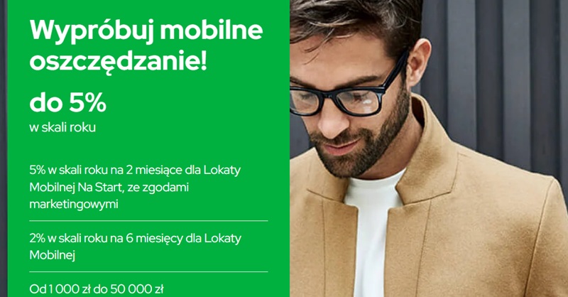 Velobank lokata mobilna na start